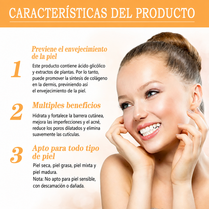Tónico Exfoliante con Ácido Glicólico 7%